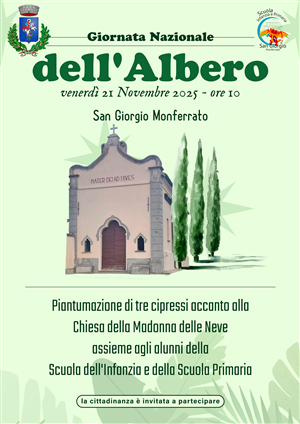 Giornata Nazionale dell'Albero a San Giorgio Monferrato
