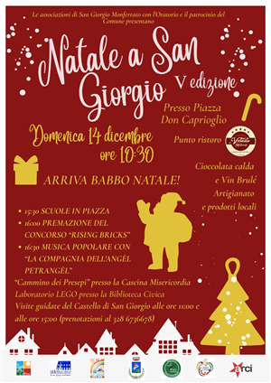 “Natale a San Giorgio” per la quinta edizione